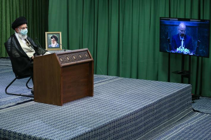 رہبر انقلاب اسلامی کا ممبران پارلیمنٹ سے ویڈیو لنک کے ذریعے خطاب