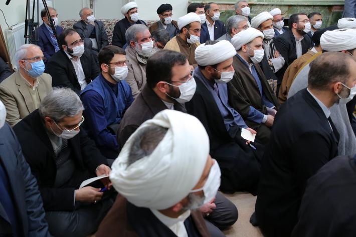 اسلامی تبلیغات ادارے کے عہدیداروں کی رہبر انقلاب سے ملاقات