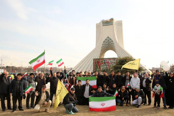 اسلامی انقلاب کی سالگرہ پر تہران کے جشن آزادی کی کچھ جھلکیاں