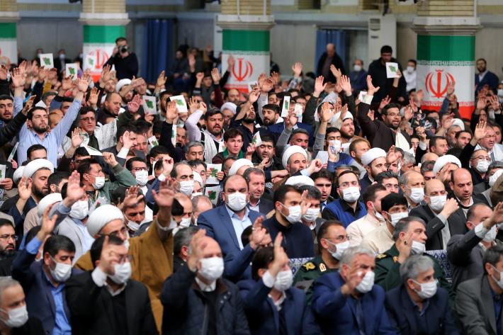 صوبۂ مشرقی آذربائيجان کے عوام نے رہبر انقلاب اسلامی سے ملاقات کی