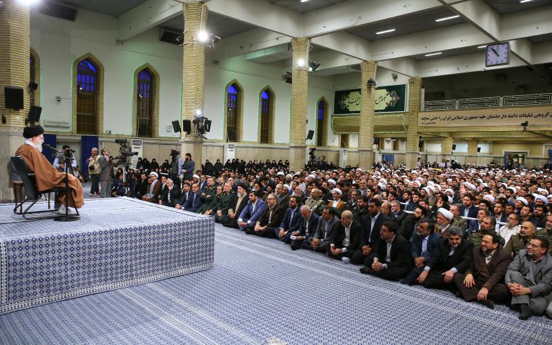 اسلامی تبلیغات کو آرڈینیٹنگ کونسل کے ارکان کی رہبر انقلاب اسلامی سے ملاقات