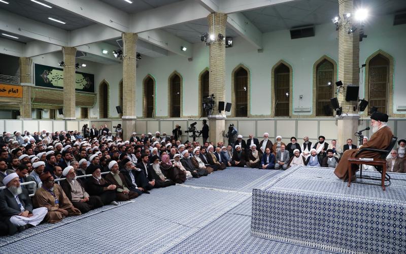 'اسلامی علوم کی پیدائش اور ترویج میں شیعہ مسلک کا کردار' سیمینار کے مندوبین سے خطاب