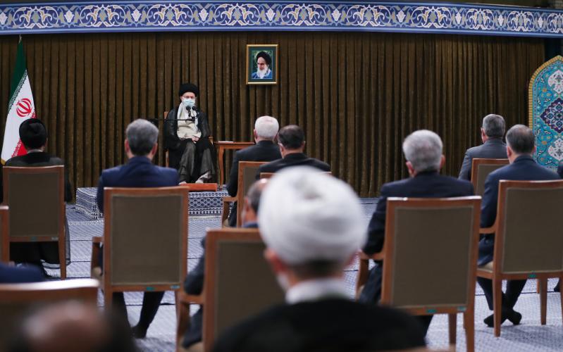 صدر مملکت ڈاکٹر حسن روحانی اور کابینہ کے اراکین سے رہبر انقلاب اسلامی کا خطاب